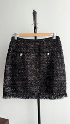 Giambattista Valli Tweed Sequin Skirt - IT44 / M / 8