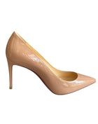 Christian Louboutin Nude Beige Patent Leather Pigalle Pump - 35.5
