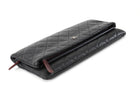 Chanel Black Quilted Lambskin Beauty Foldover Clutch Bag
