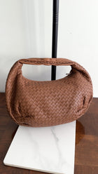 Bottega Veneta Brown Intrecciato Leather Belly Bag