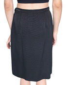 Celine Vintage Black Jewel Button Skirt Suit - 40 / US 4