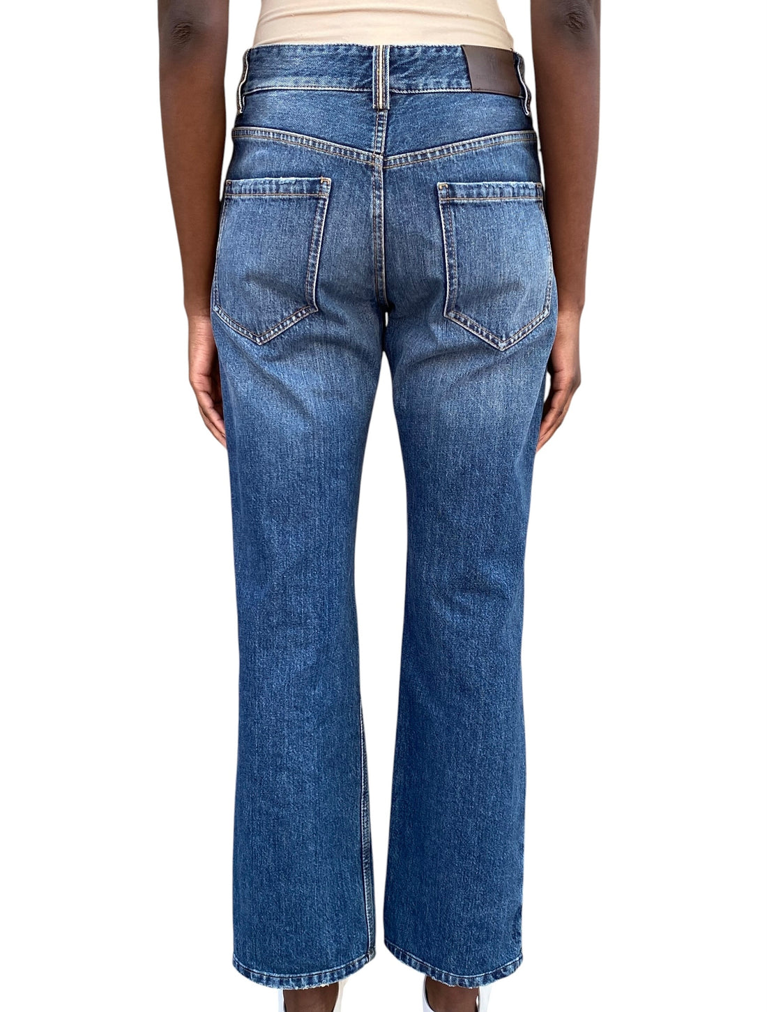 Brunello Cucinelli Blue Straight “Column Full Length” Jeans - IT 38 / US 4