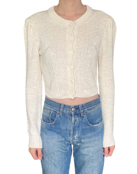 Ulla Johnson Ivory Knit Cardigan - M