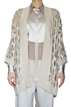 Brunello Cucinelli Knit Sequin Cutout Cardigan - IT 44 / US 8