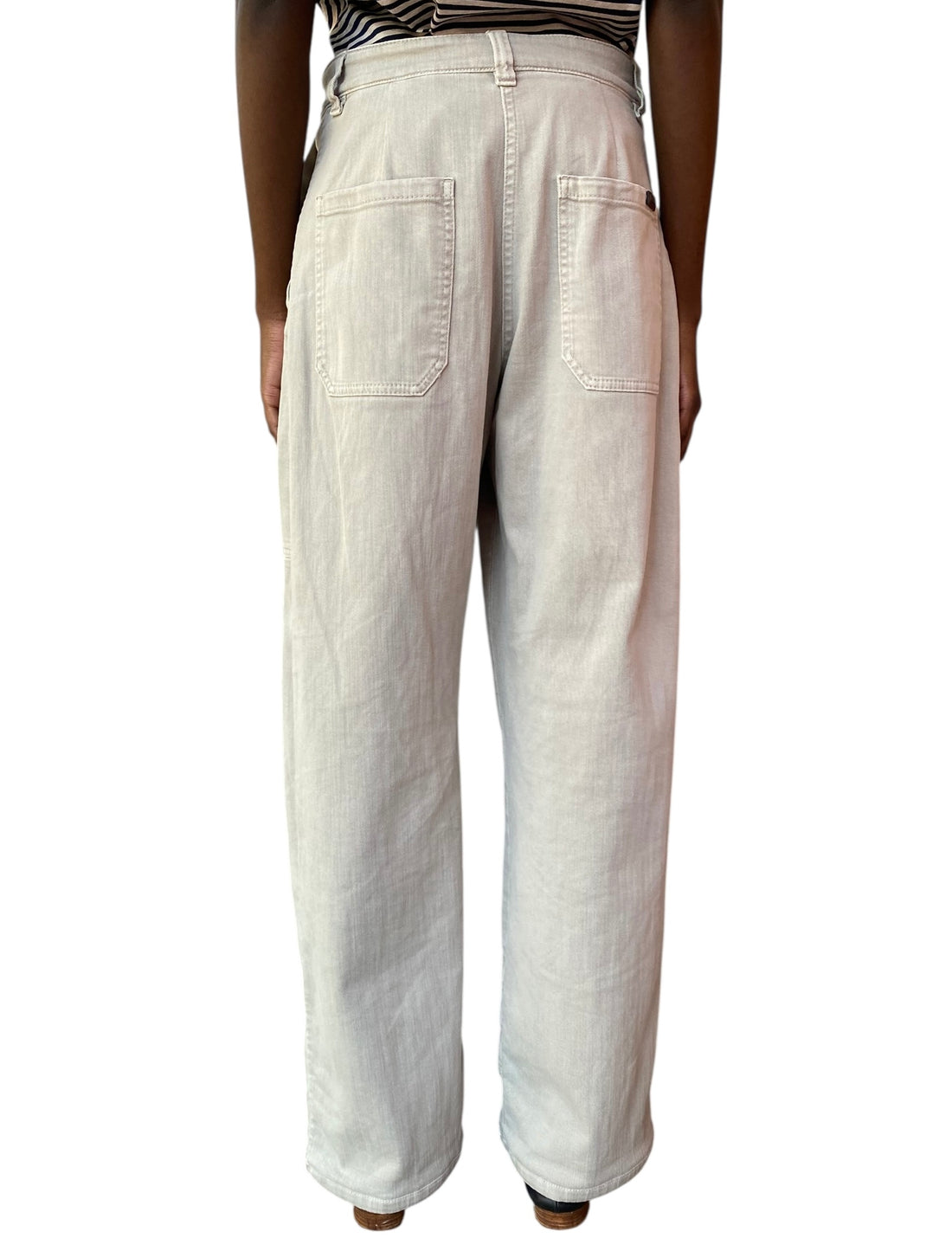 Brunello Cucinelli Ecru Cargo Pocket Denim - US 6