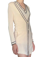Chanel Beige 2014 Knit Tank Cardigan / Dress Twin Set - FR36 / US 4
