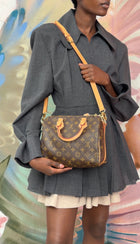 Louis Vuitton Brown Monogram Coated Canvas Speedy Bandoulière 25