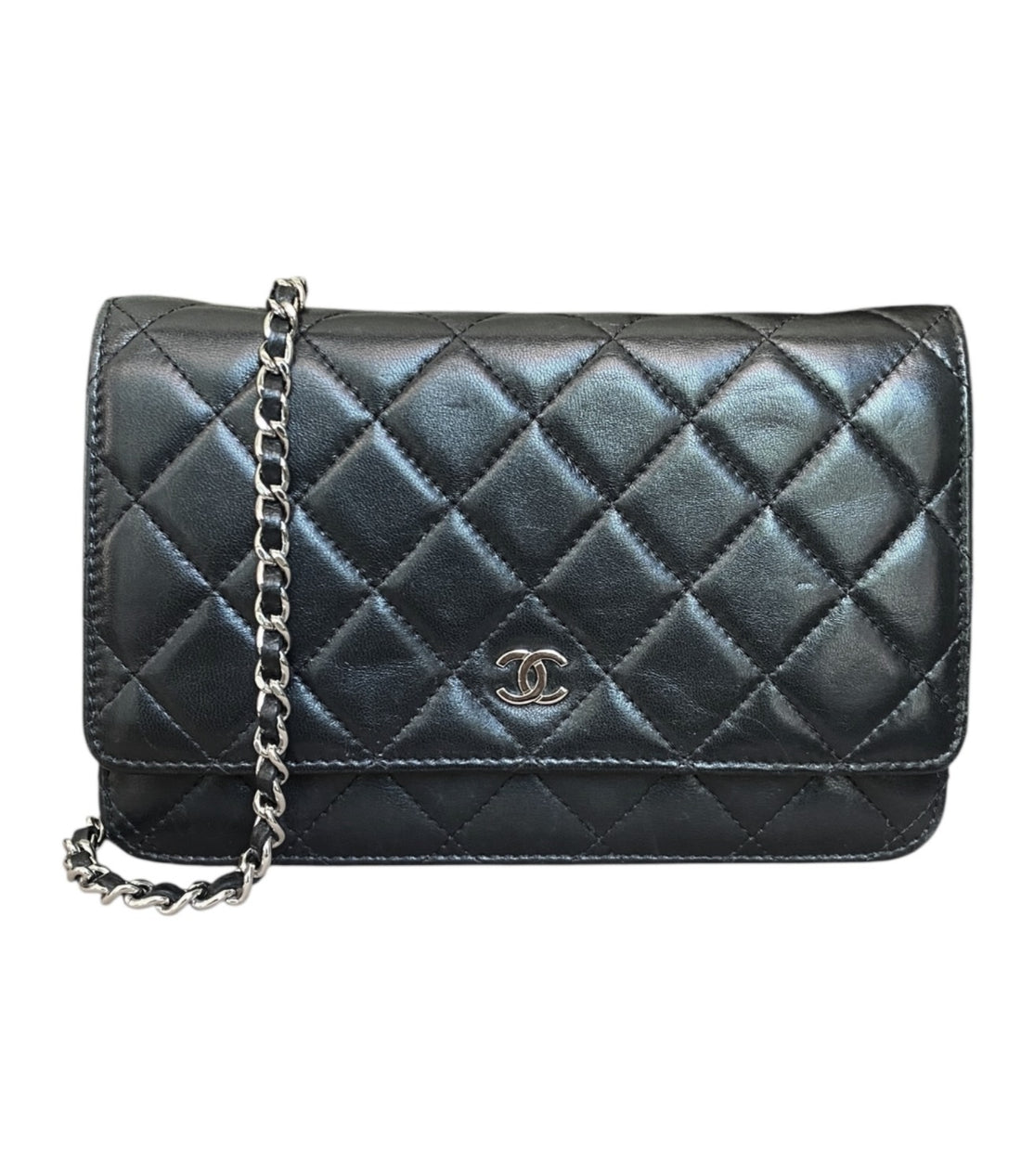 Chanel Black 2019 Classic Leather CC WOC