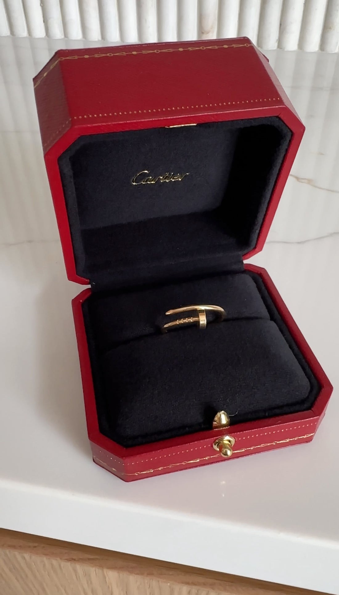 Cartier 18k Gold Juste Un Clou Ring Small Model - 55 / 7.25
