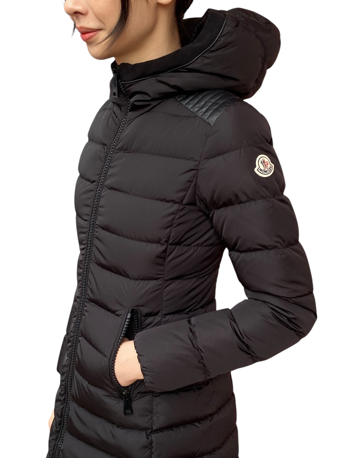 Moncler Black Taleve Hooded Puffer - 0 / XS-S