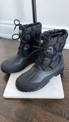 Christian Dior Dventure Camo Nylon Rubber Lace Up Boots - 37