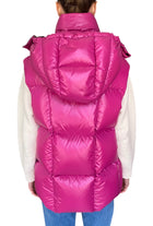 Moncler Pink Luzule Hooded Down Puffer Vest - 3 / L