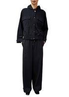 Brunello Cucinelli Black Monili Trim Hooded Jacket - M