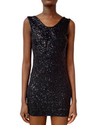 Saint Laurent Sequin Low Back Mini Dress - XS / US 2-6