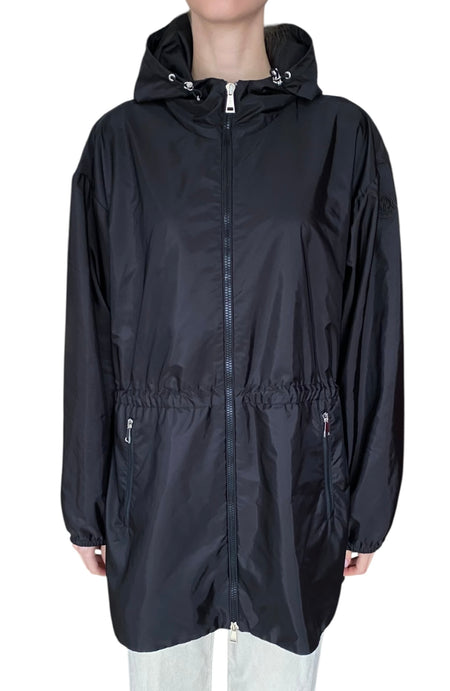 Moncler Black "Wete" Nylon Hooded Rain Jacket - 3 / L / US 8