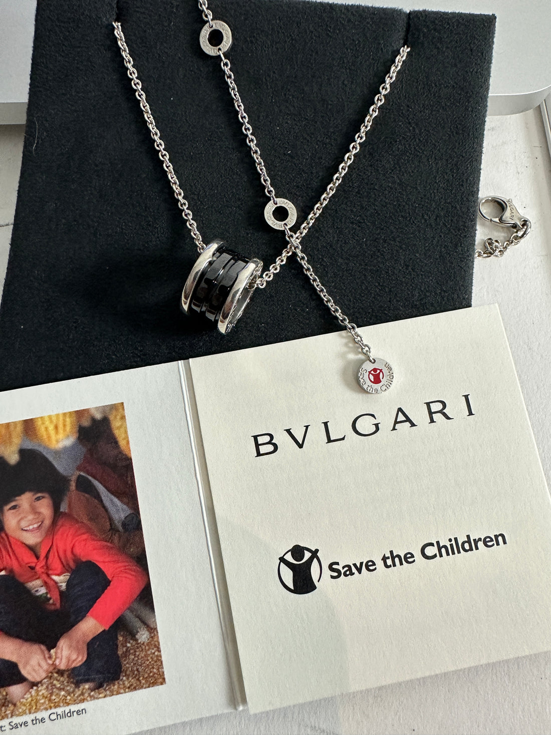 Bvlgari B Zero 1 Save The Children Pendant Necklace