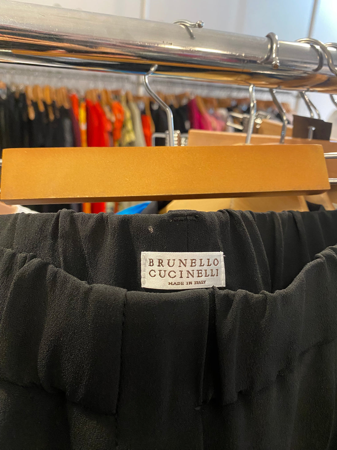 Brunello Cucinelli Black Silk Blend Tailored Jogger Trousers - IT 44 / US 8