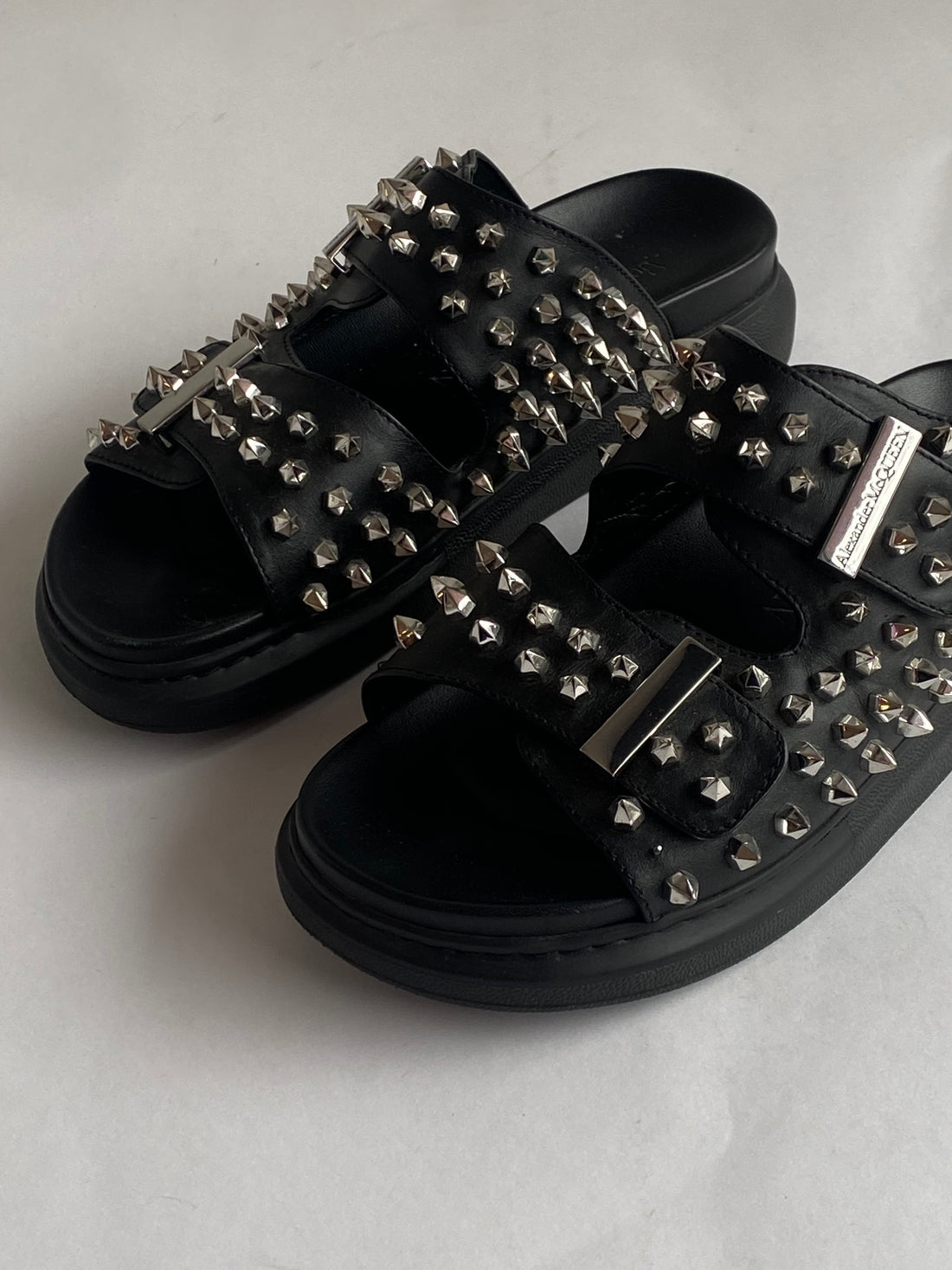 Alexander McQueen Stud Platform Sandal - 38.5