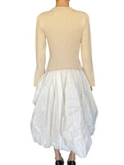 Simkhai Beige Kenlie Knit Bubble Midi Gown - M