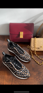 Celine Dark Burgundy Leather Medium Box Bag
