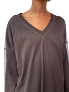 Fabiana Fillipi Black Mesh Overlay Sweater - XXL