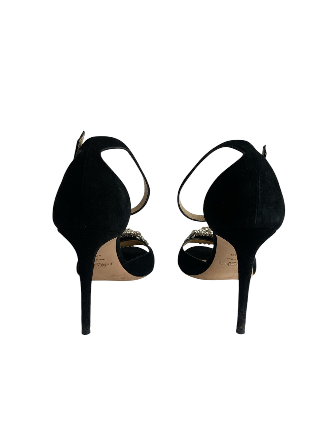 Jimmy Choo Crystal Peep Toe - 40.5