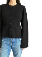 Jenni Kayne Black Cashmere Cardigan - S