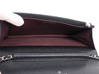 Chanel Black Black Caviar Leather CC Classic Wallet on Chain SHW