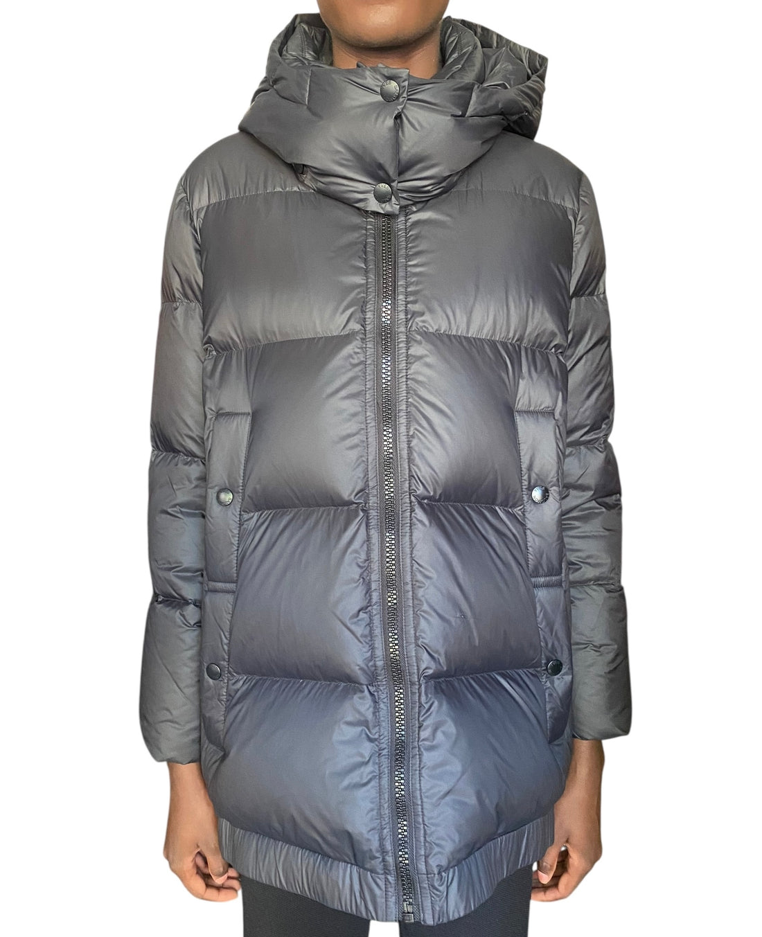 Yves Salomon Army Black Down Parka - 34 / XS