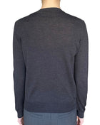 Lanvin Grey Cashmere Lace Panelled Cardigan - XS / US 2-4