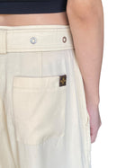 Louis Vuitton Ivory Logo Belted Trousers - 40