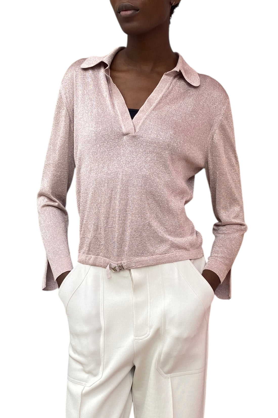 Gucci Tom Ford Pink Glitter Polo  - M / US 6