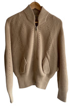 Ermanno Scervino Cashmere Zip Cardigan