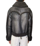 Stand Studio Black Lessie Faux Shearling Jacket - 34 / US 0-2