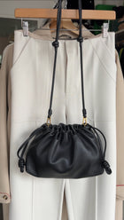 Loewe Flamenco Nappa Medium Chain Drawstring Bag