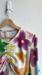 With Jean Floral Print Dress - S