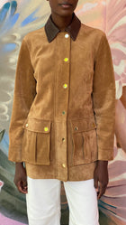 Veronica Beard Brown “Andrea” Suede Jacket - S