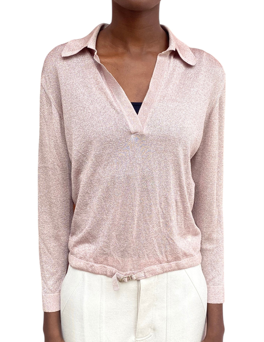 Gucci Tom Ford Pink Glitter Polo  - M / US 6