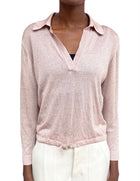 Gucci Tom Ford Pink Glitter Polo  - M / US 6