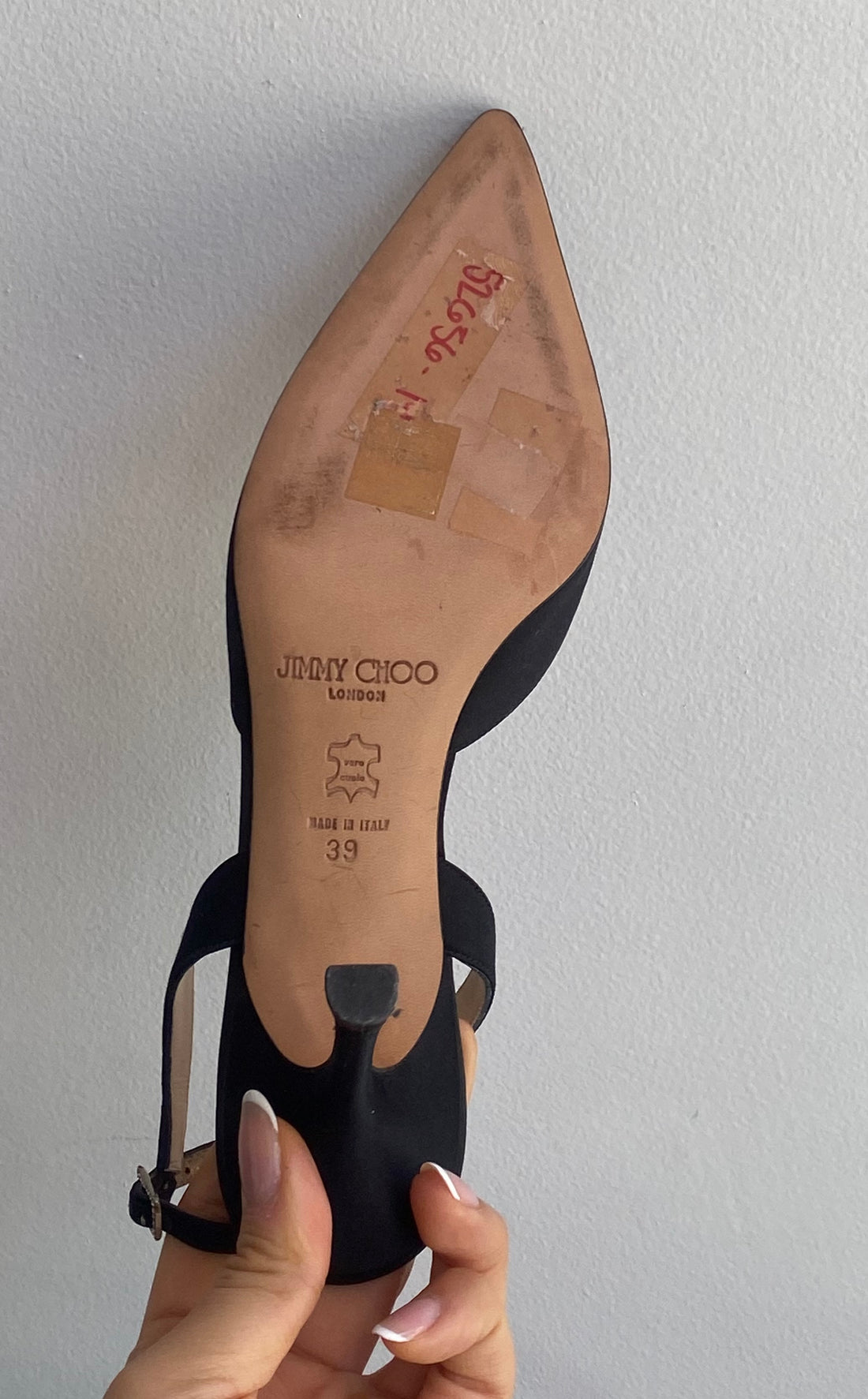 Jimmy Choo Crystal Chain Link Slingback Pump