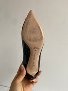 Armani Black Patent Leather Pump - 40