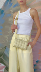 Bottega Veneta Butter Yellow Small Padded Cassette