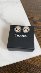Chanel 19A Acrylic Strass CC Earring