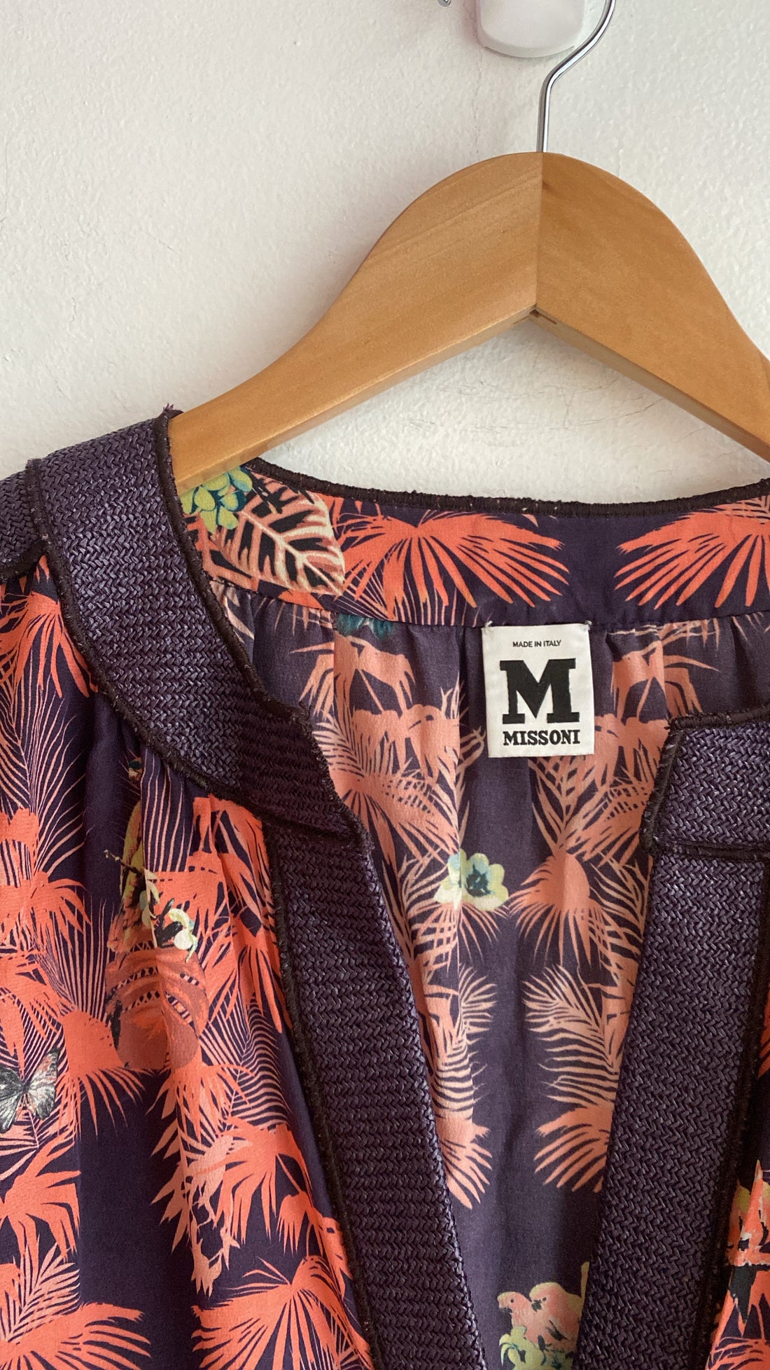M Missoni Pink Floral Print Dress
