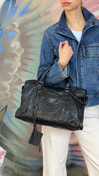 Balenciaga AW2012 Lambskin Arena Classic City Medium Moto Bag