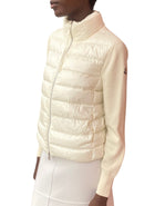 Moncler Ivory Padded Wool Down Puffer Jacket - M