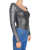 Gucci Metallic Long sleeve Bodysuit - XXS