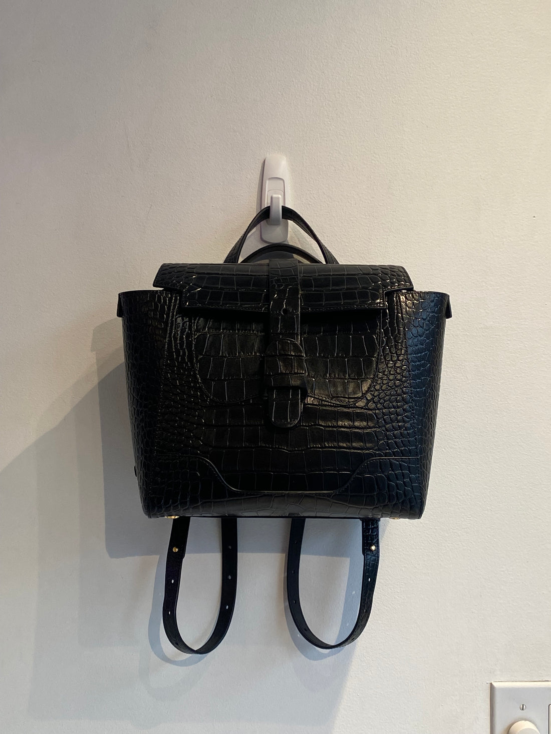 Senreve Croc Embossed Backpack