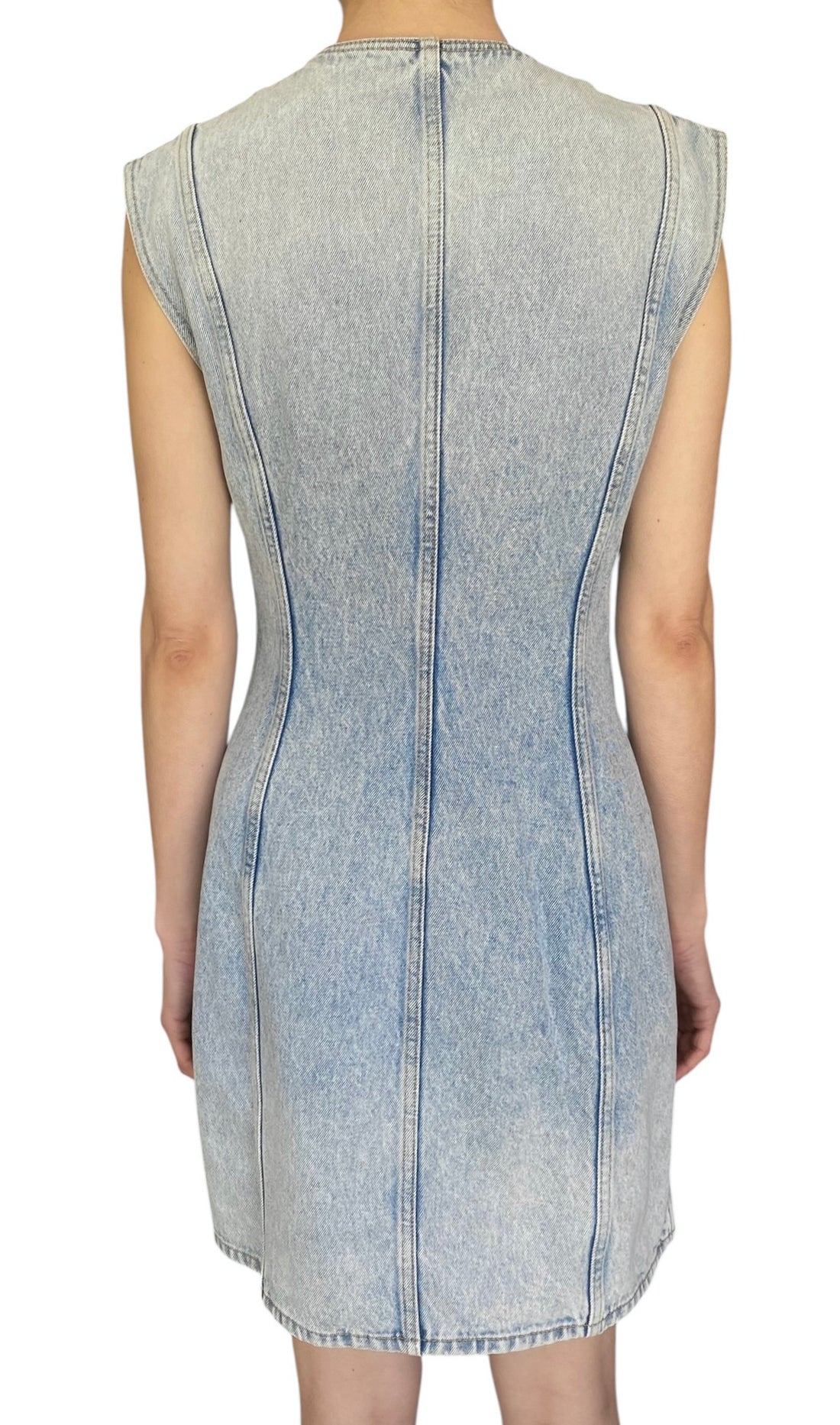 Givenchy Blue U-Lock Denim Mini Dress - 42 / US 6