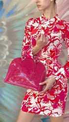 Louis Vuitton Pink Alma Vernis Rose Indien Hand Bag PM